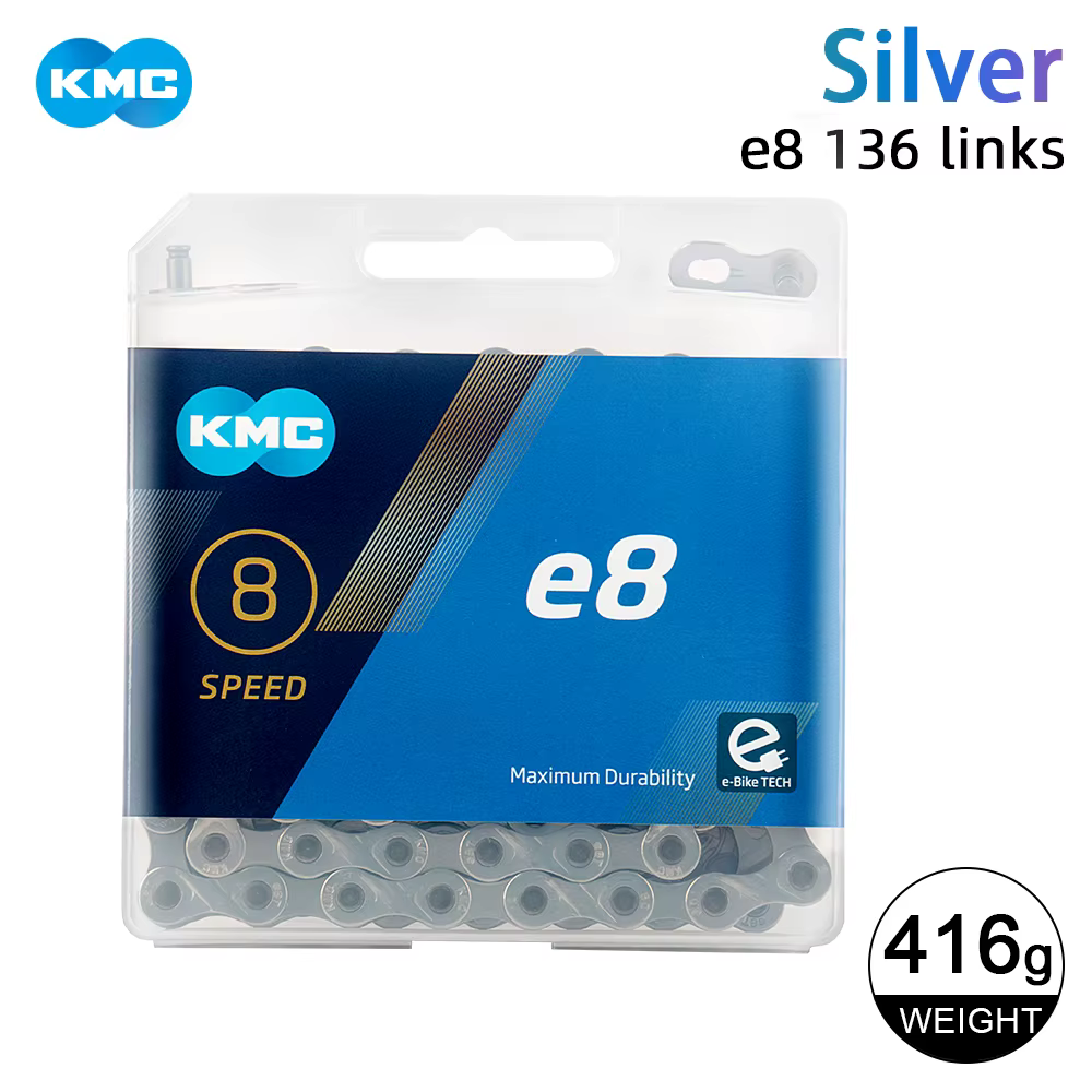 Chaînes de vélo électrique KMC eBike e8 e9 e10 e11 e12, 8 9 10 11 12 vitesses, EPT anti-rouille, 136