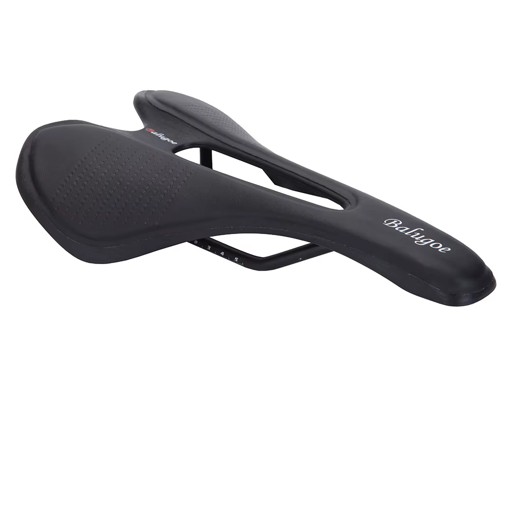 Selle de vélo vtt montagne route siège de vélo en cuir PU rempli de Gel coussin de cyclisme conforta