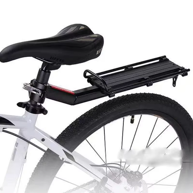 Porte-bagages arrière de vélo en alliage d'aluminium, porte-bagages de vélo à dégagement rapide, sup