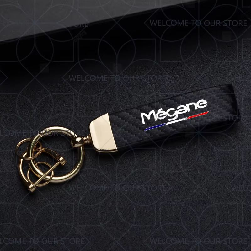 Porte-clés de voiture pour Megane Clio Scenic GT RS, Logo couleur française, widget en métal, access