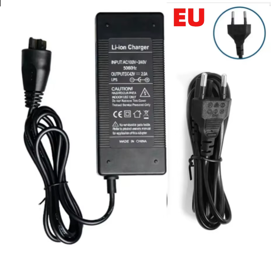 Chargeur de vélo électrique 42V 2A compatible avec les batteries Bosch Active/Performance Line 36V p