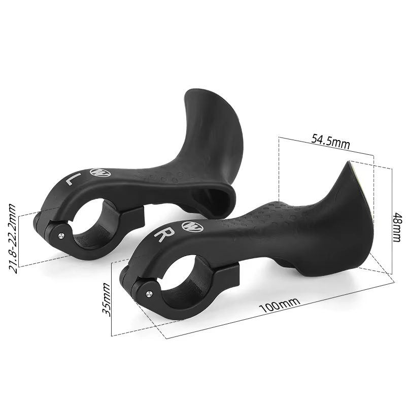 WEST BIKING 1 paire d'extrémités de barre de vélo léger ergonomique Extension de vélo guidon vtt poi
