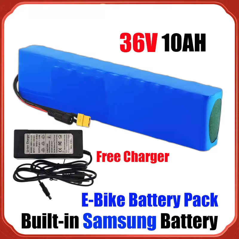 Batterie au lithium pour vélo électrique Samsung, 36 V, 13Ah, 14Ah, 15Ah, 30Ah, 10Ah, Fahrrad Akku F