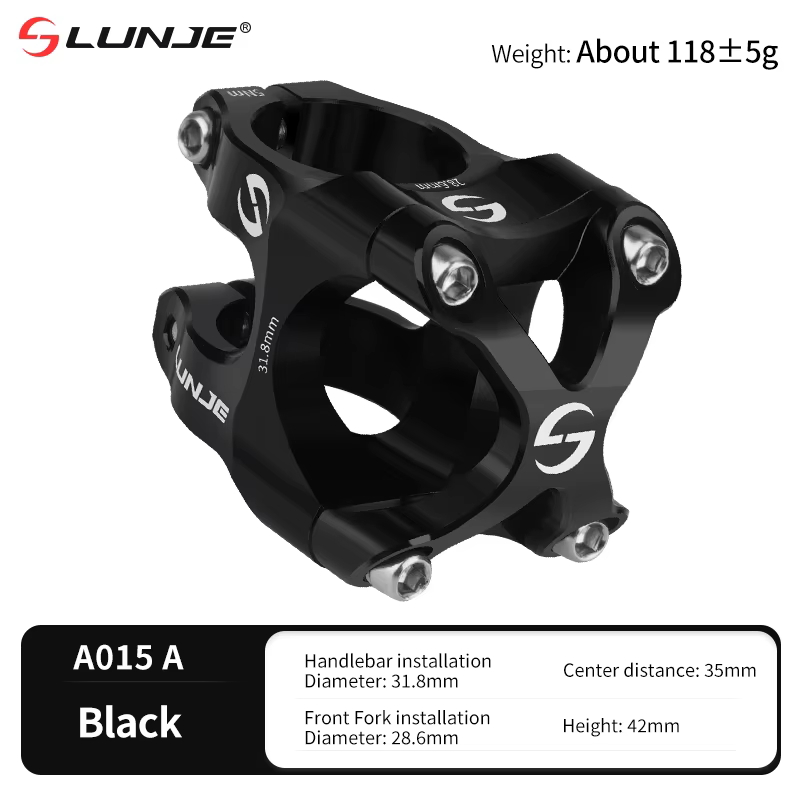 Tige de vélo 35mm puissance vélo CNC vtt pont de vélo 31 8mm tige de guidon de vélo pièces de cyclis