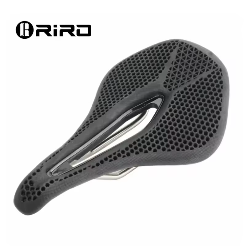 Selle de vélo de montagne 3D, structure bionique en nid d'abeille, coussin confortable, résistant à