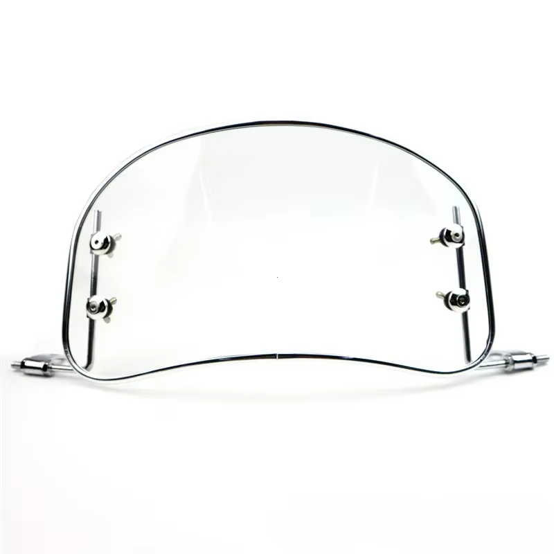 Pare-brise de moto universel, déflecteur de vent avant rétro, accessoires modifiés, installation fac