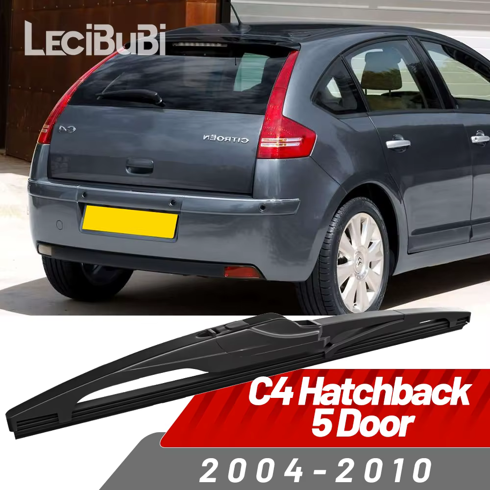 Balai d'essuie-glace arrière, accessoires d'essuie-glace pour citroën C4 Hatchback 5 portes 2004-201