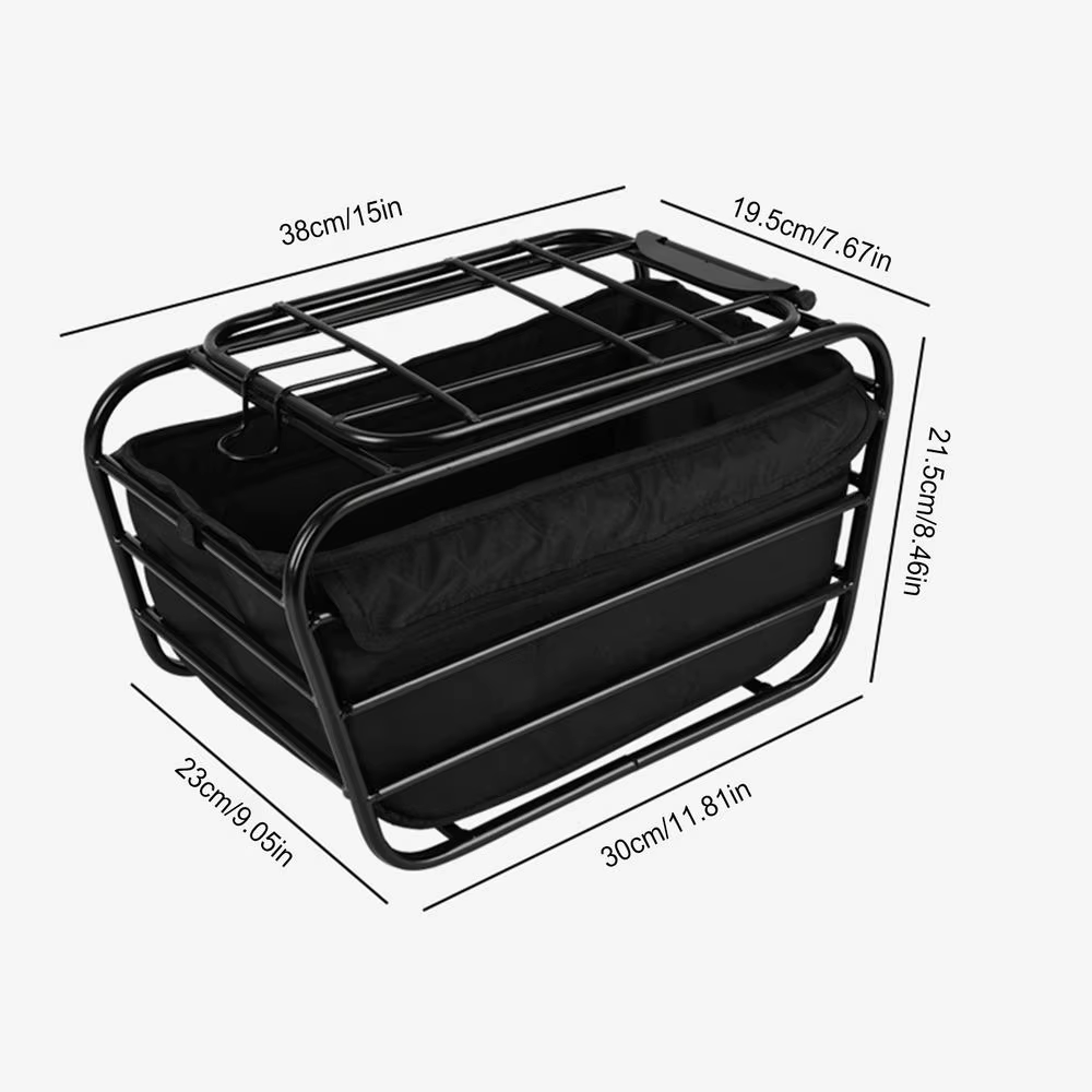 Panier de vélo pour chien pour porte-bagages arrière, panier de transport pour animaux de compagnie,