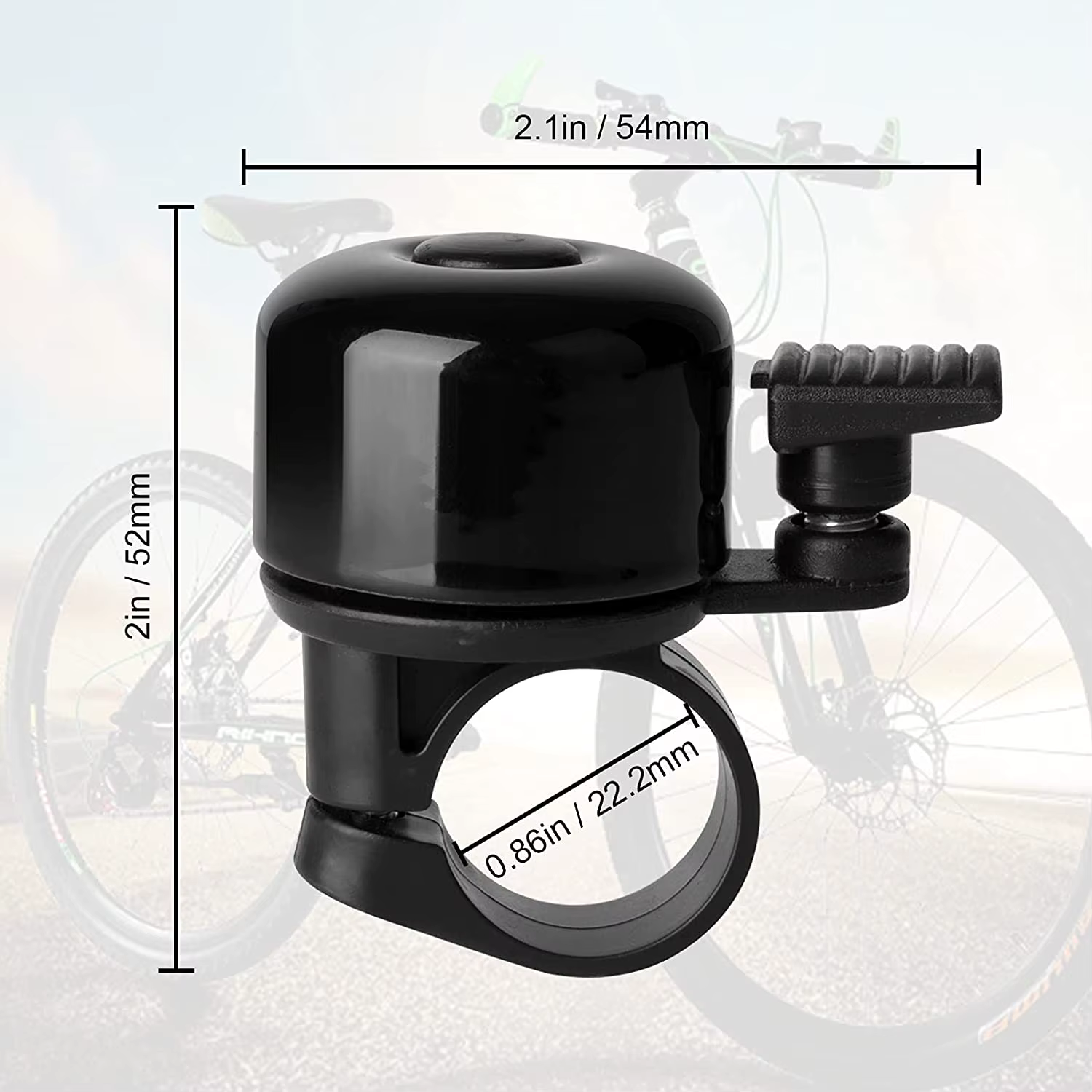 Vélo Cloche Alliage Montagne Route Corne de Vélo Alarme Sonore Pour La Sécurité Cyclisme Guidon Vélo