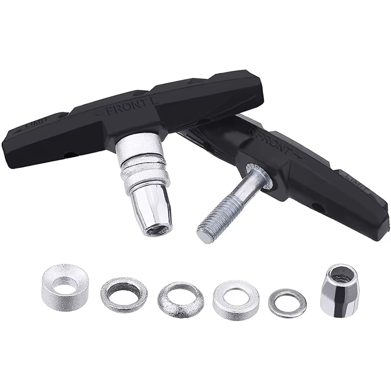 4 paires de plaquettes de frein silencieuses en forme de V, adaptées aux vélos de route BMX, plaquet