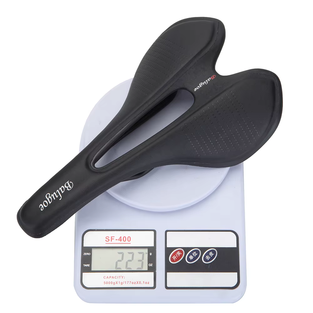 Selle de vélo vtt montagne route siège de vélo en cuir PU rempli de Gel coussin de cyclisme conforta