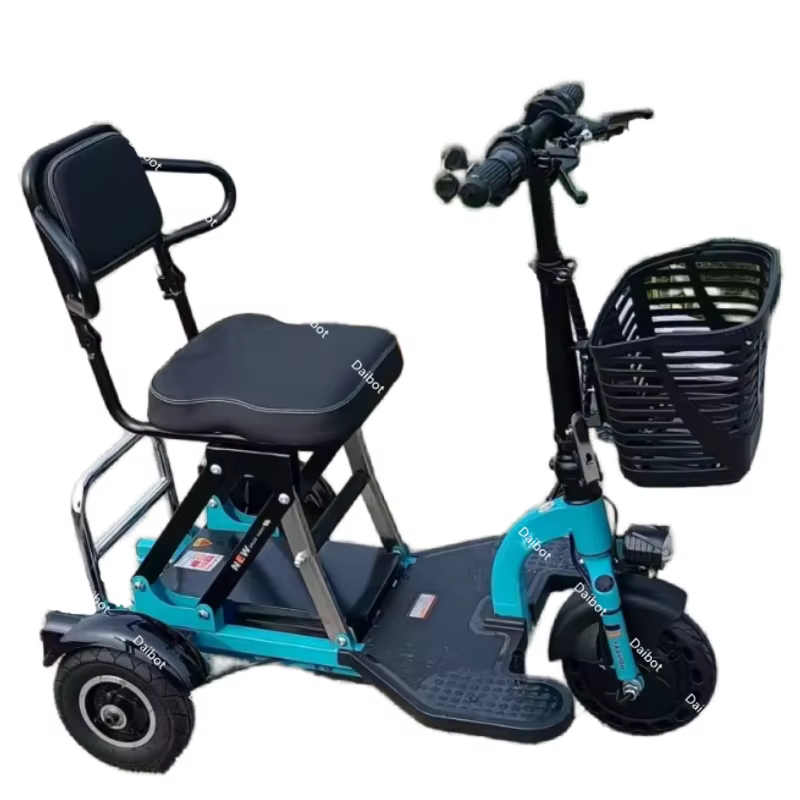 Tricycle électrique petit Mini Scooter pliant pour personnes âgées 300W 48V 3 roues Scooter électriq