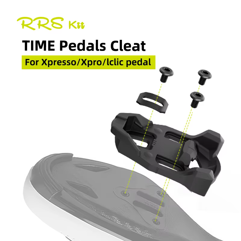 Rrskit Road Bicycle Time Taquet de verrouillage à pédale autobloquante 0 °   Compatible avec le vélo