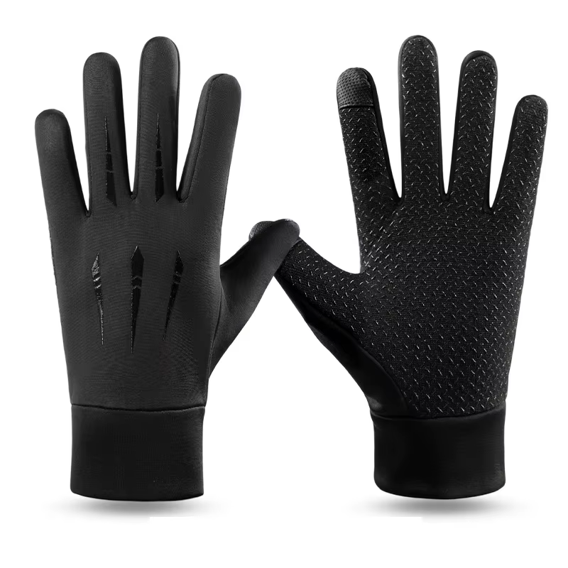 Gants de cyclisme d'hiver pour hommes, moto, randonnée, écran tactile, antidérapants, hydrofuges, co