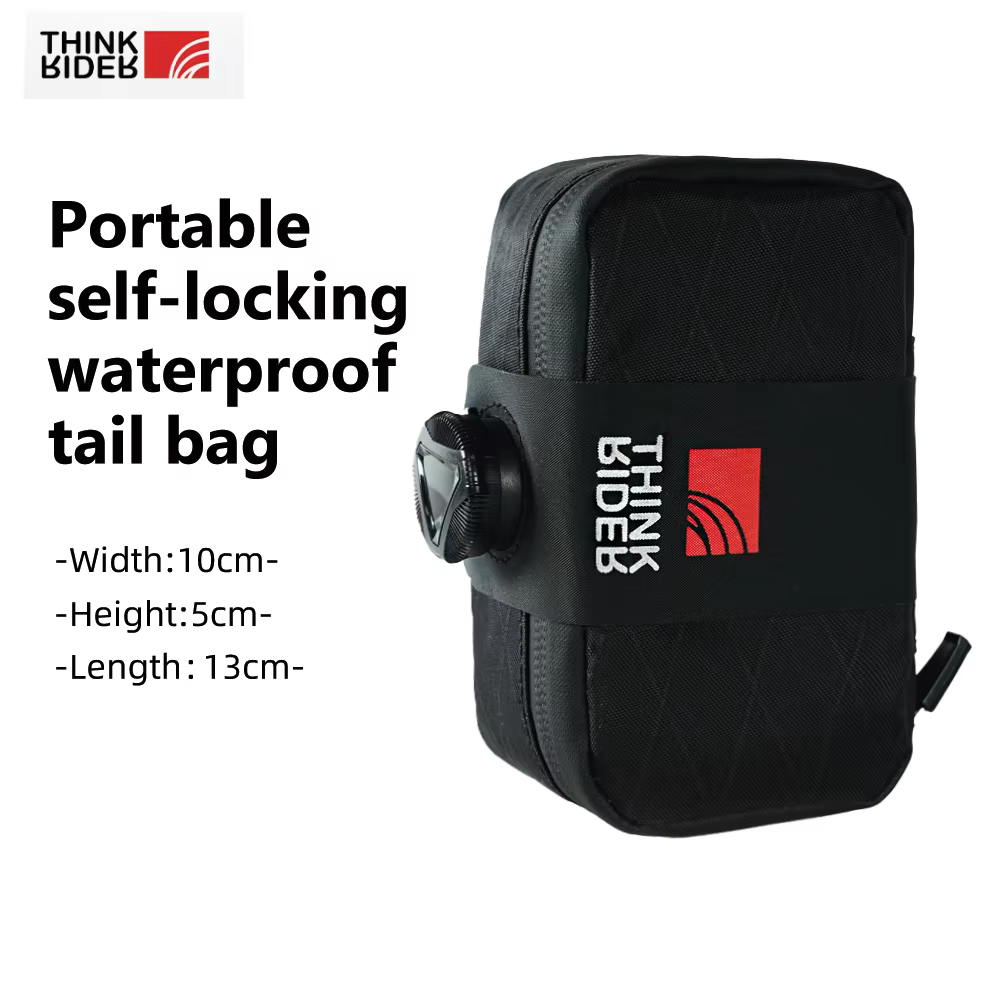 ThinkRider – sac de selle de vélo 0,5 l, Mini sac arrière Portable, kit d'outils de vélo de route et