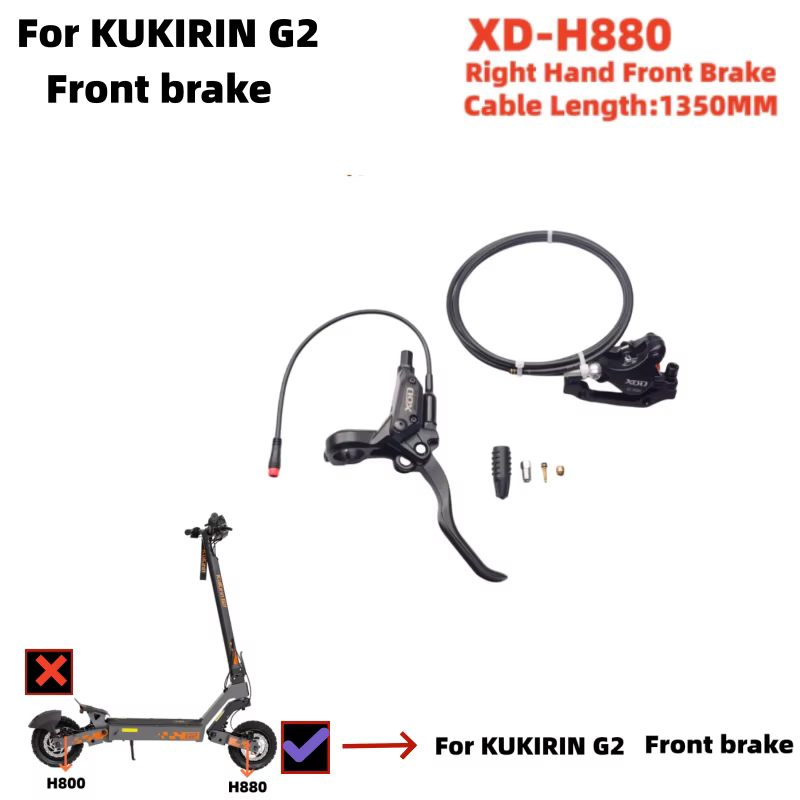 Frein de scooter électrique KUKIRIN 2PIN pour KUKIRIN G2, G2 MAX, G2 Master, G3 PRO, G4, frein avant
