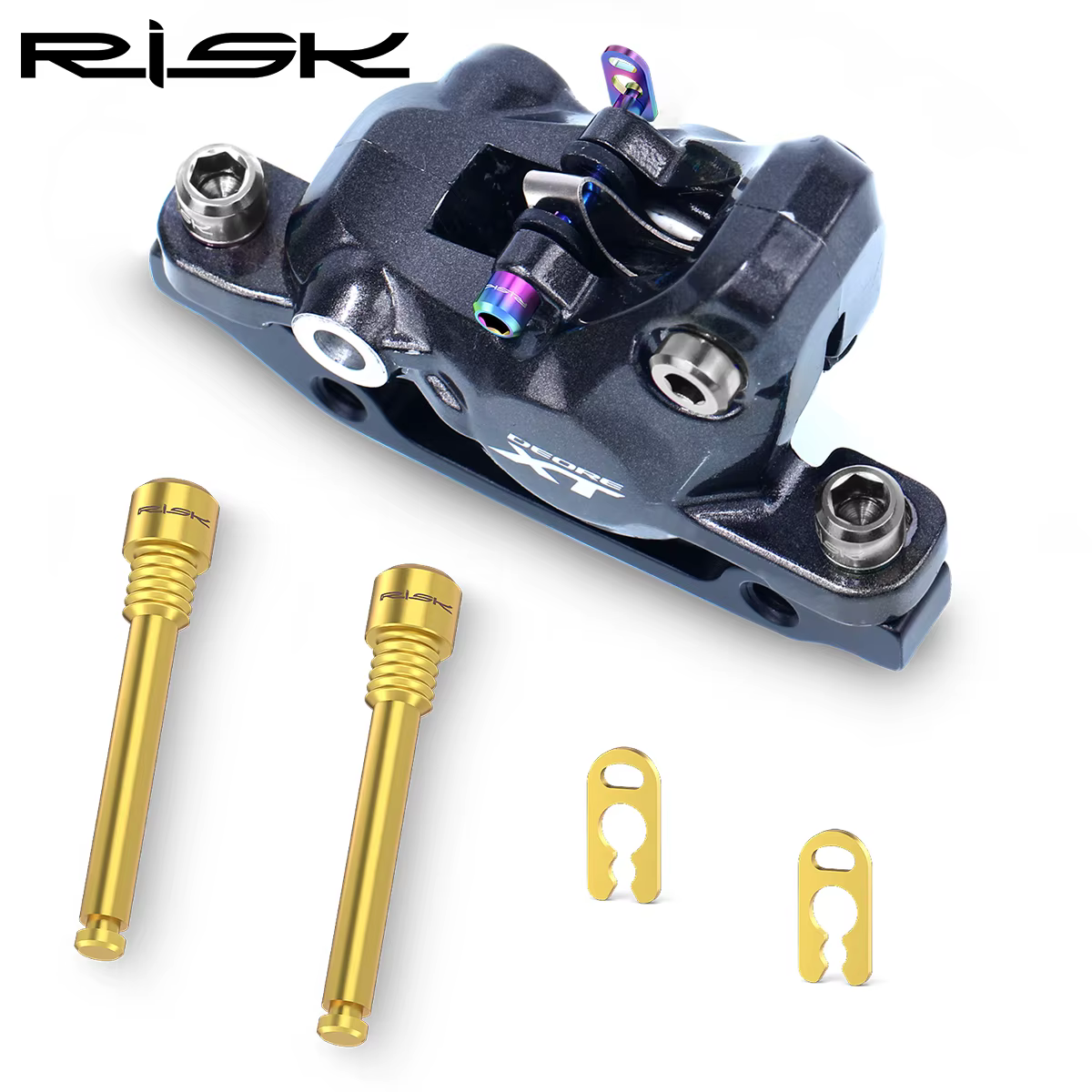 Risque 2 pièces boulon de frein à disque hydraulique de vélo pour Shimano Pad vtt vélo M4x26.5 bouch