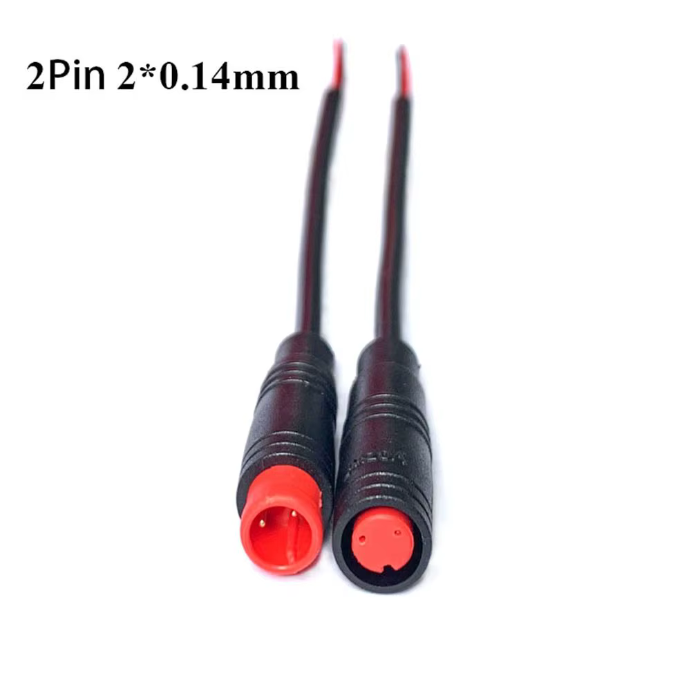 Accessoires de vélo électrique noirs, connecteur de Base de câble en option, connecteur étanche, bro