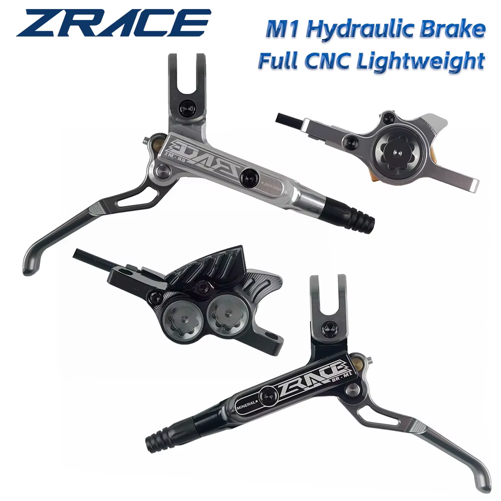 ZRACE-Frein à disque hydraulique pour VTT, frein avant et arrière, frein VTT, entièrement CNC, léger