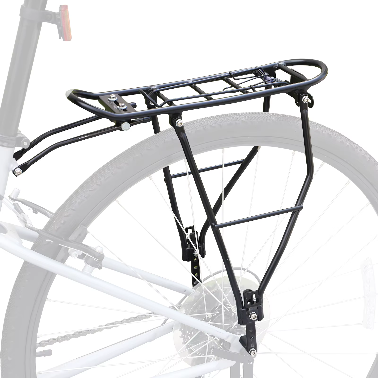 Porte-vélos ZUKKA réglable en hauteur, porte-bagages arrière pour vélo, adapté aux vélos de 700C/24-