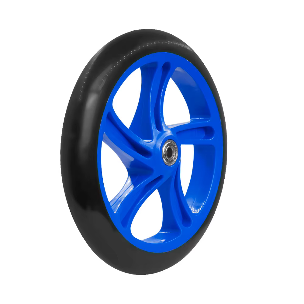 1/2pc roues solides 200mm Scooter adulte pour rasoir et trottinettes adultes avec ABEC 7 roulements 