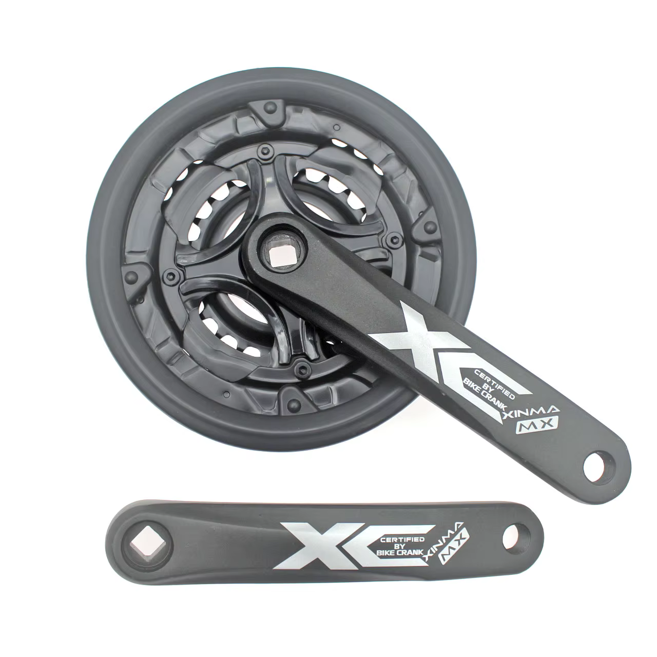 Pédalier de vélo vtt 7/8/9 vitesses, 24-34-42T, 170mm, en alliage d'aluminium, trou en diamant, pign