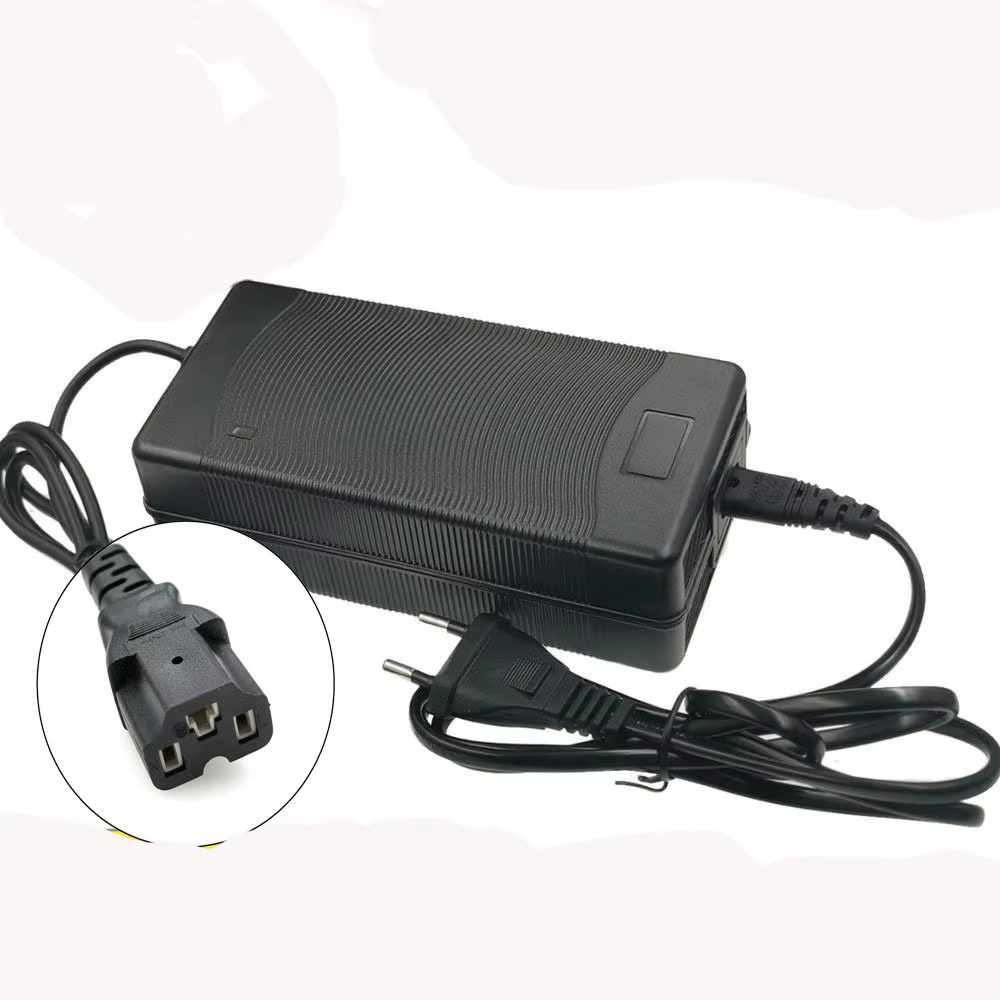 Chargeur de batterie 54.6V 3A pour batterie Li-ion 13S 48V chargeur de vélo électrique avec connecte
