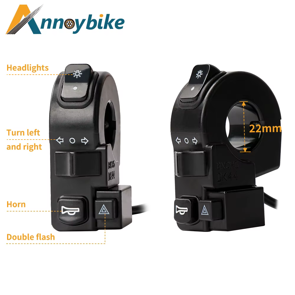E vélo 48V 60V vélo électrique étanche câble lumière ensemble avant arrière clignotant dynamique cli