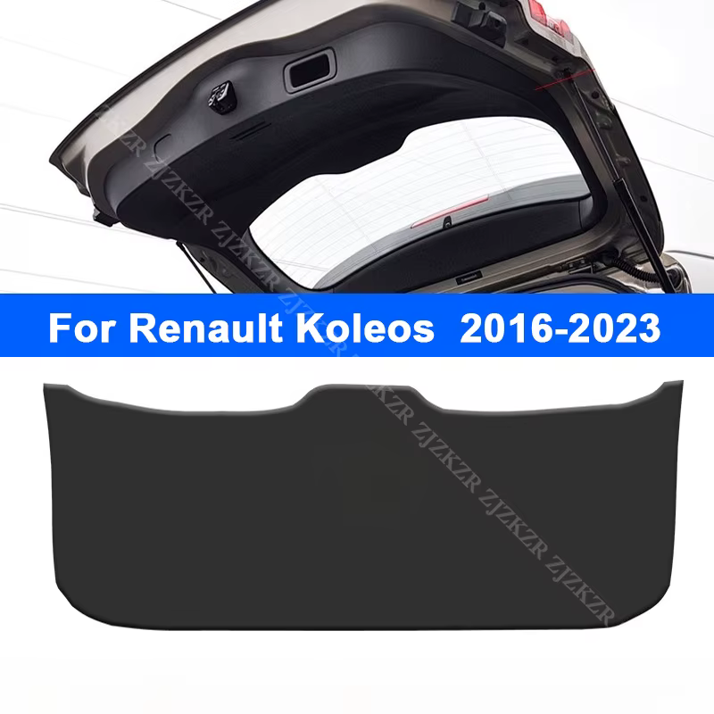 Protection de porte de coffre arrière en cuir pour Renault Koleos Kadjar, tampon de Protection Anti-