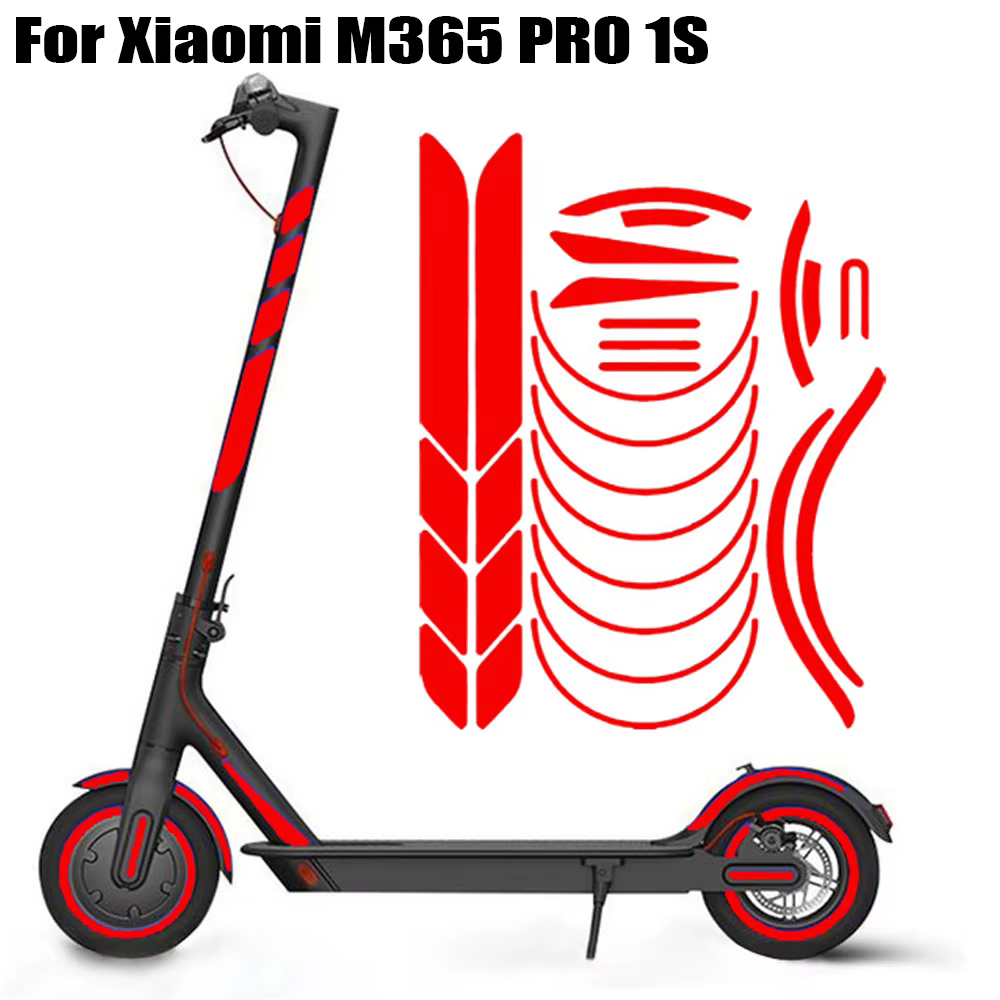 1 ensemble d'autocollants réfléchissants pour roues, bande réfléchissante pour pneus, pour XIAOMI M3