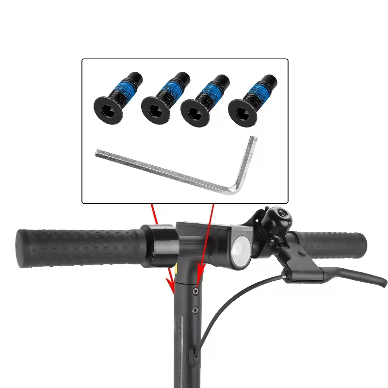 Kit de vis de montage pour Scooter électrique, avec clé, pour Xiaomi M365 Ninebot Max G30 ES, Tube d