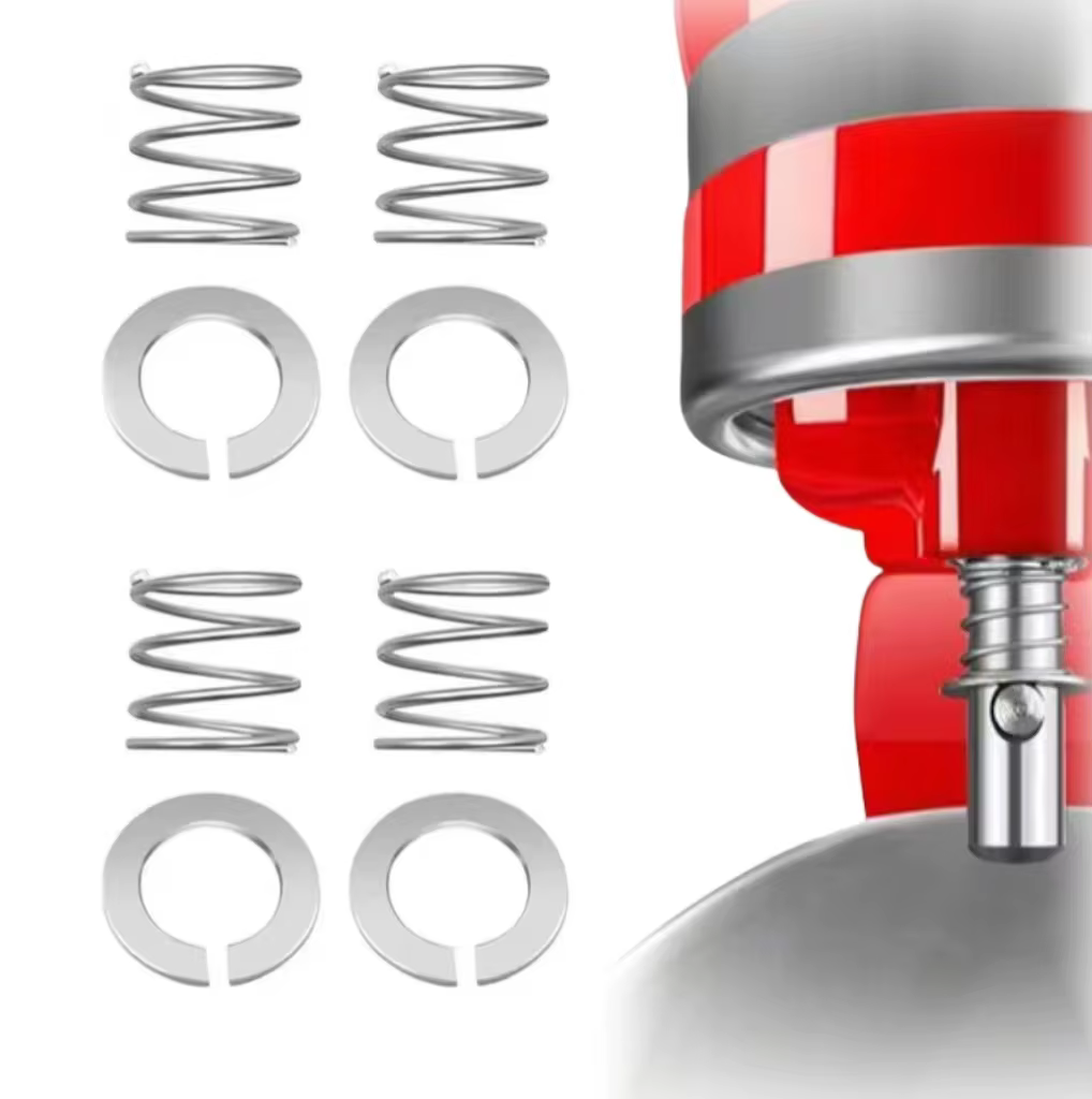 Kit de ressorts et de rondelle 4 pièces adapté au mélangeur Kitchenaid, accessoires de remplacement 