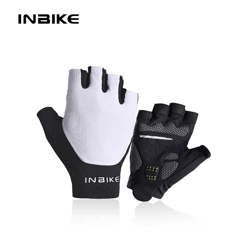 INBIKE demi doigt vtt gants de cyclisme été gants de vélo pour hommes équitation SBR paume rembourré