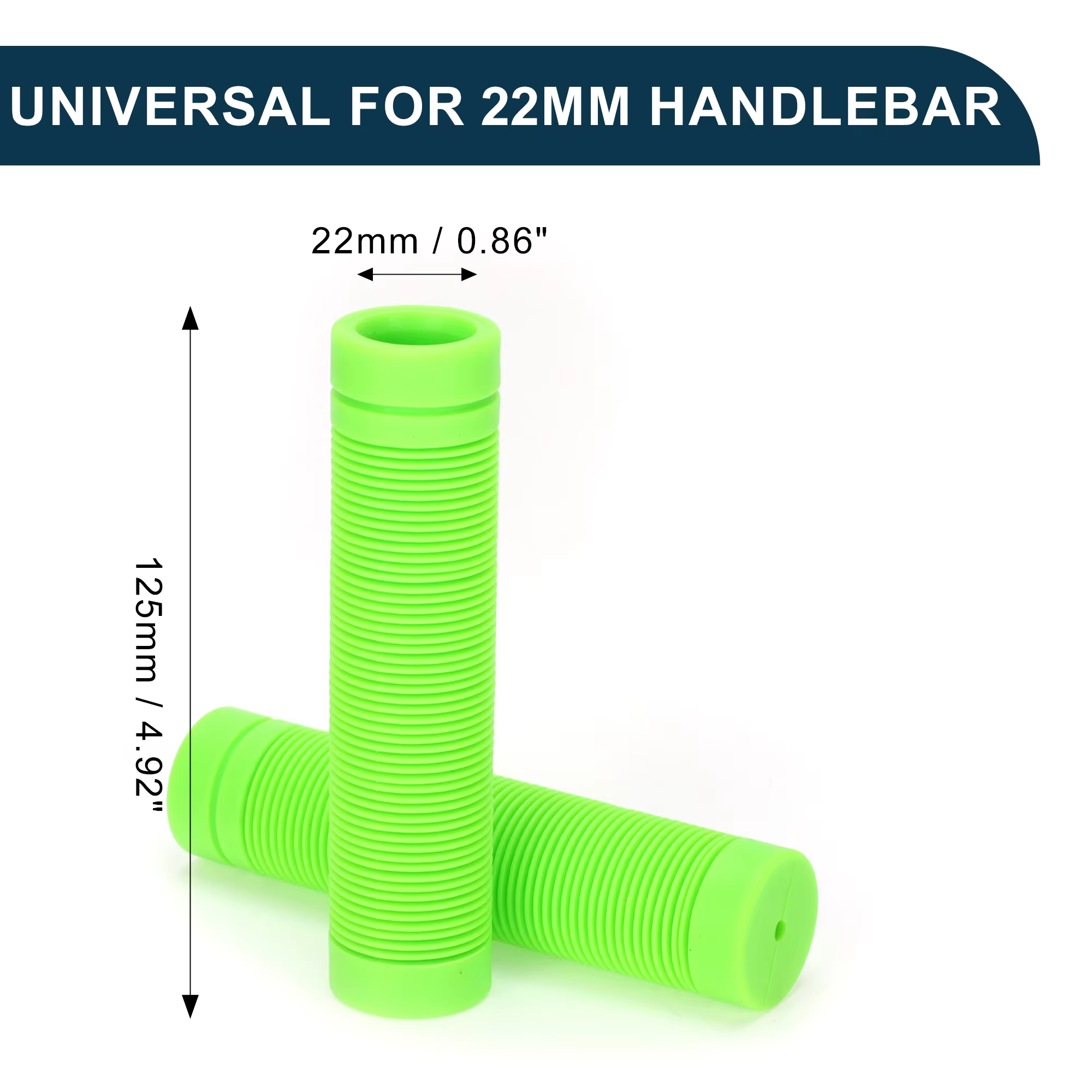 X Autohaux – housses de poignées de guidon de vélo, légères et longues de 125mm |   Protecteur de po