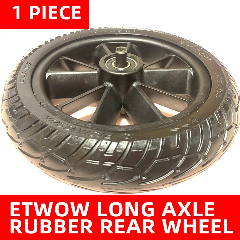 Roue arrière en caoutchouc Etwow d'origine pour Scooter électrique e-twow S2 24V Master 36VBooster P