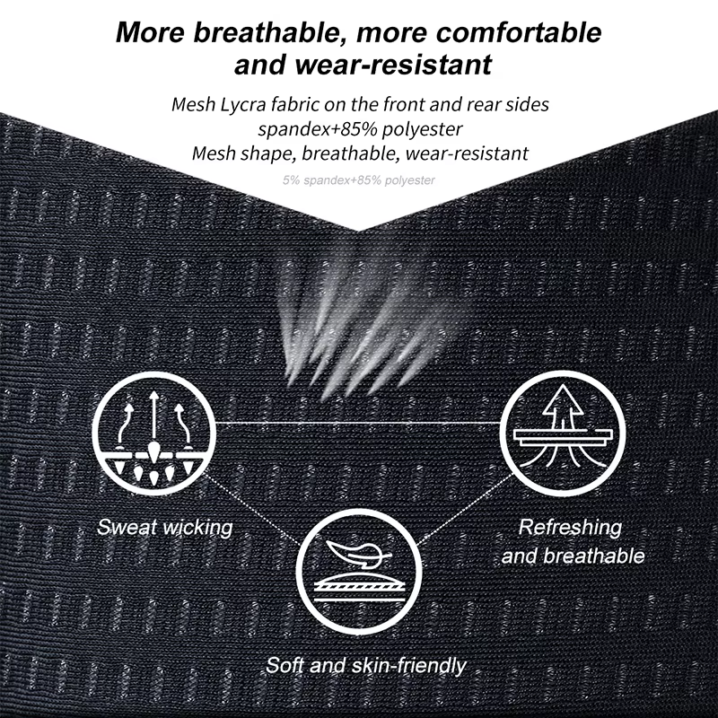 X-TIGER Shorts de Cyclisme Hommes avec Coussin 5D Gel Rembourré, sous Vetement Cycliste VTT Séchage 