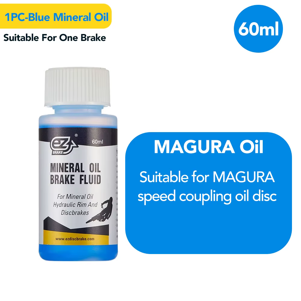 Kit de purge d'huile de frein de vélo, outils 60ML, huile minérale de frein, outil de réparation de 
