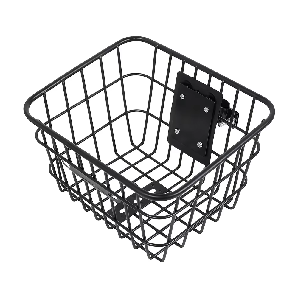 Panier de Scooter électrique, panier avant en fer détachable, organisateur de support de chargement