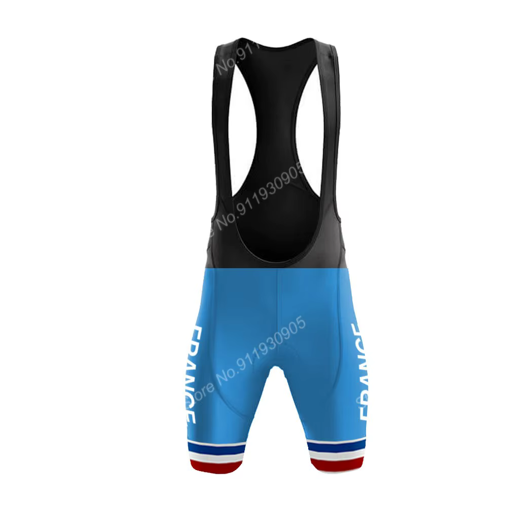 Maillot de cyclisme de l'équipe nationale française 2025, ensemble de vêtements de vélo d'été, chemi