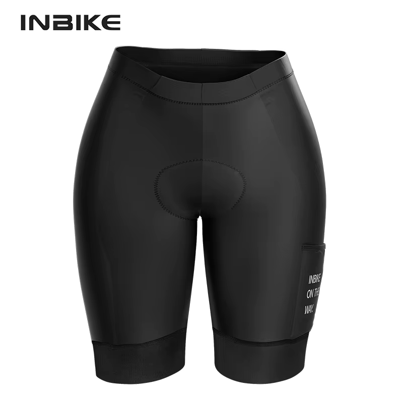 INBIKE-Short de vélo rembourré pour femme, pantalon court de cyclisme 3D pour l'équitation, short de