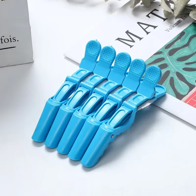 Pinces à cheveux Alligator, 5 pièces, pinces de coiffure, épingles à cheveux en plastique, pinces de
