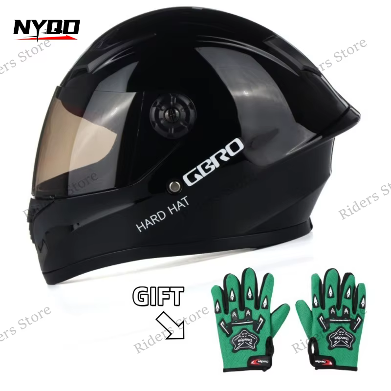 Casque de sécurité intégral pour enfants, casque réglable pour enfants pour vélo, moto, sports de pl