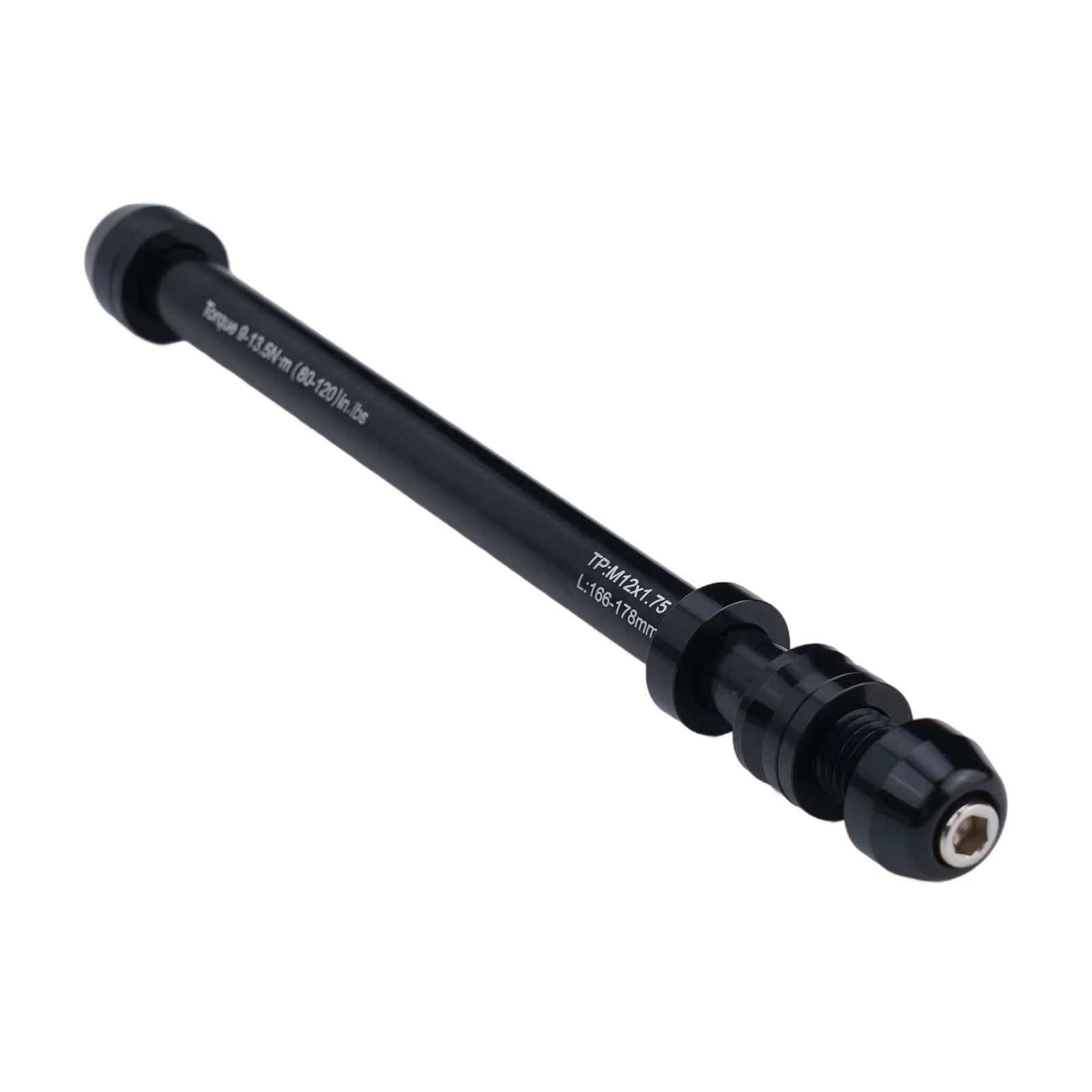 Axe traversant pour vélo d'entraînement 12x142-148mm en alliage d'aluminium usiné CNC pour cyclisme 