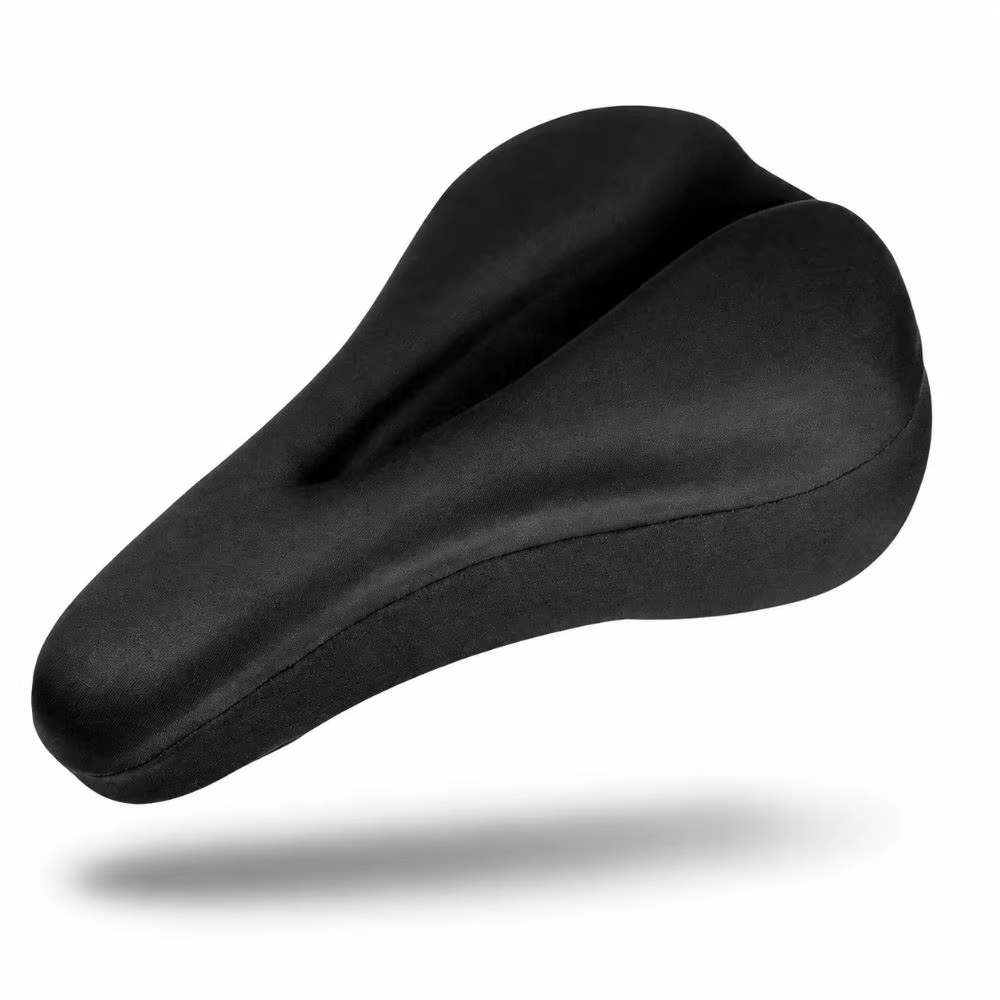 Housse de selle de vélo rembourrée, confortable, antidérapante, facile à installer, coussin de selle