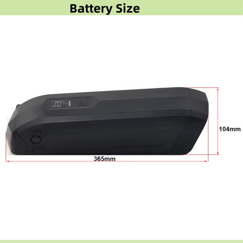 Hailong Tube vers le bas batterie de vélo électrique 36V 48V 10.4Ah 12Ah 13Ah 14Ah pour batterie de 