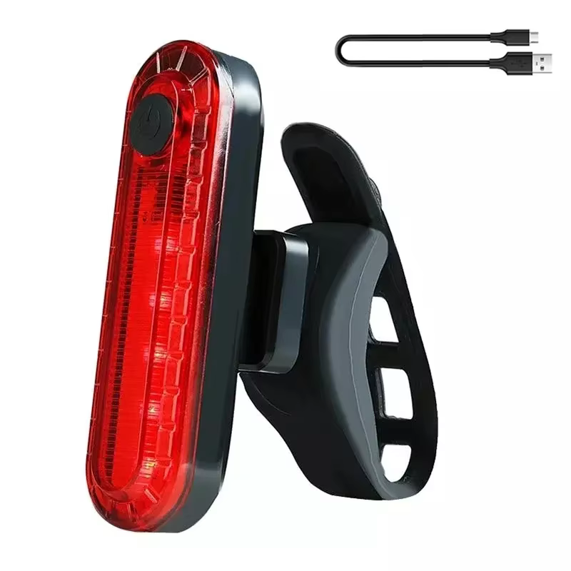 Feu avant et arrière de vélo LED, phare de Charge USB, feu arrière de cyclisme Durable, lanterne, ac