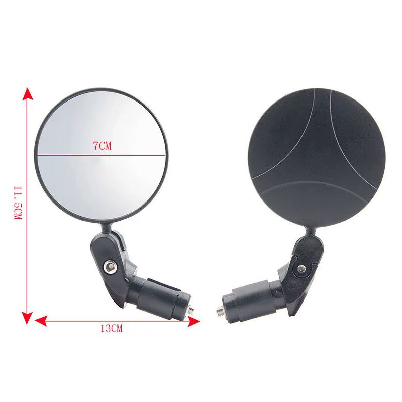 Rétroviseur de vélo universel, rotation réglable, grand Angle, guidon de cyclisme, accessoires de vé