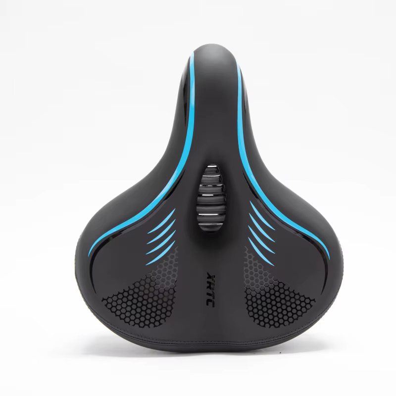 Selle de vélo confortable et surdimensionnée, large et rembourrée avec absorption des chocs, ajustem