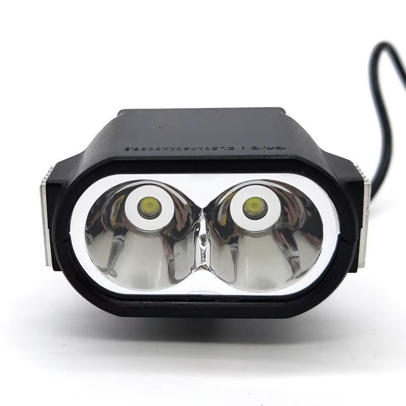 Phare avant de vélo électrique 36V 48V 60V, phare LED étanche pour trottinette électrique, klaxon, l