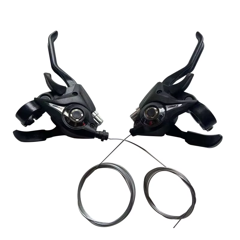 1 paire de leviers de changement de vitesse pour vélo de montagne Shimano, levier de changement de v